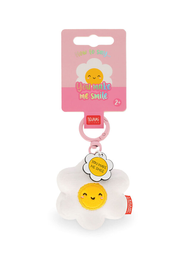 Legami - Plush key ring Super soft - Daisy