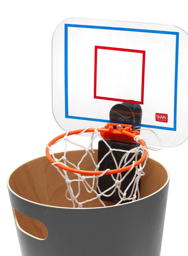 Legami - Basketball vuilnisbak met geluid - Magic shot
