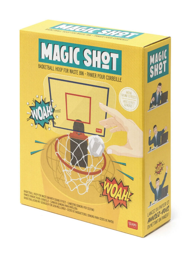 Legami - Basketball vuilnisbak met geluid - Magic shot