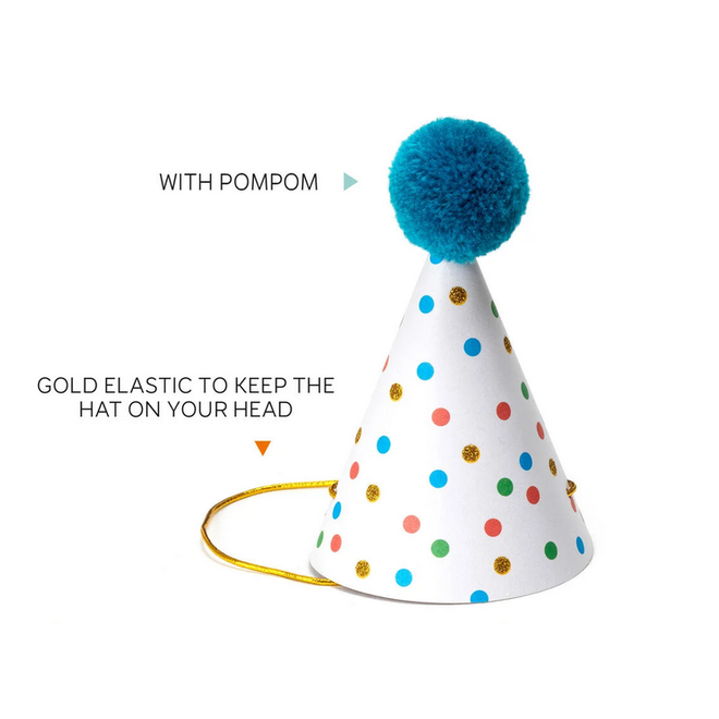 Legami - Set of 8 party hats