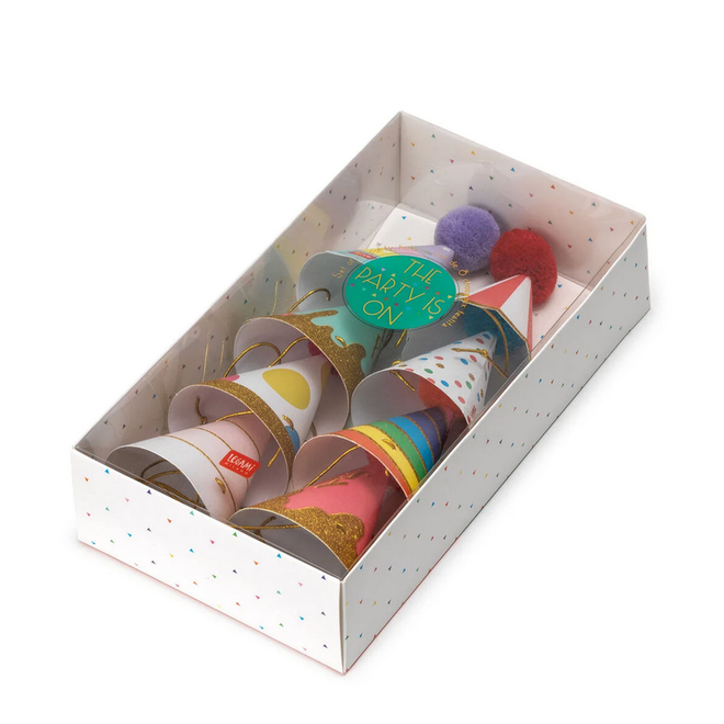 Legami - Set of 8 party hats