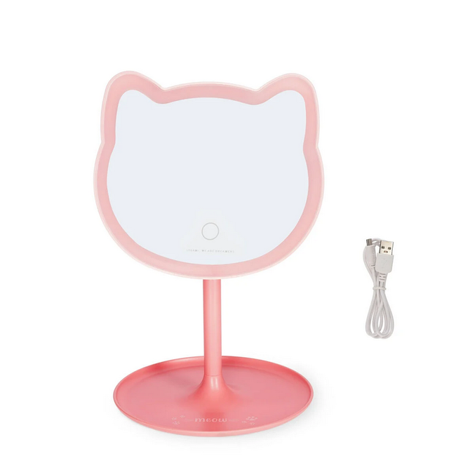 Legami - Mirror with light - You look Purrrfect! Kitty