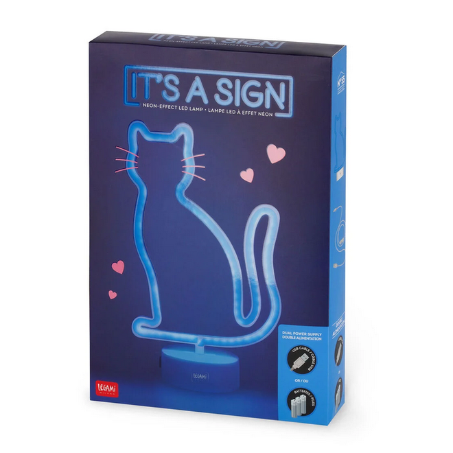 Legami - Neon effect LED lamp It's a sign Kitty