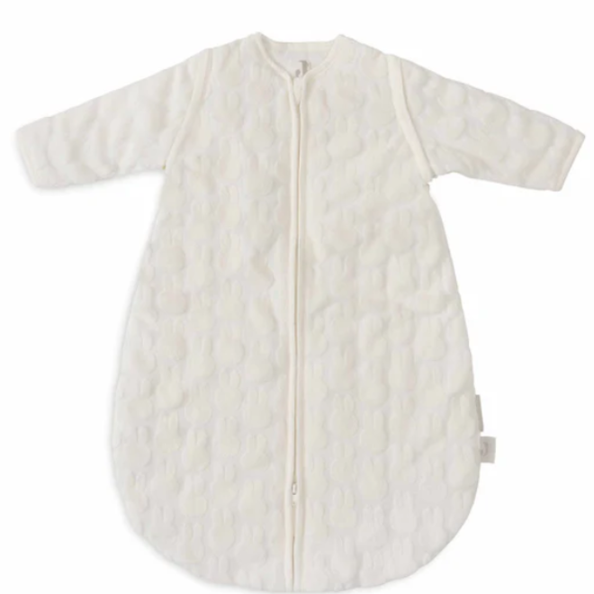 Jollein - Slaapzak met afritsbare mouw Miffy Jacquard Ivory 60 cm