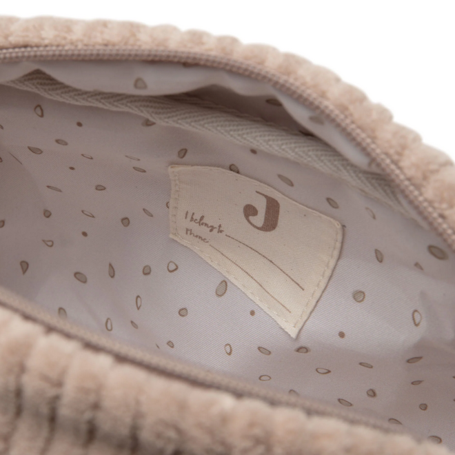 Jollein - Etui cloudy rib Milky coffee