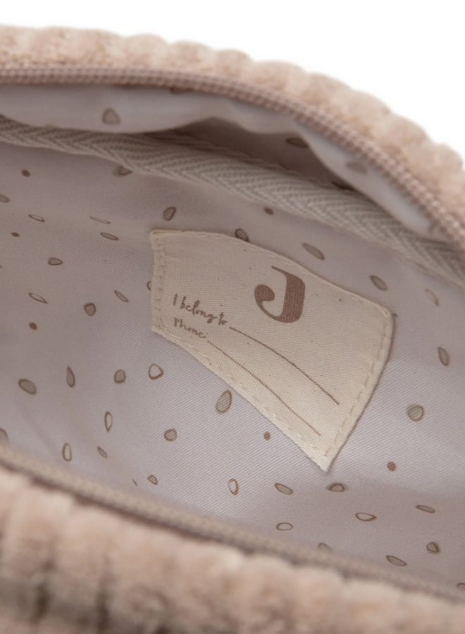 Jollein - Etui cloudy rib Milky coffee