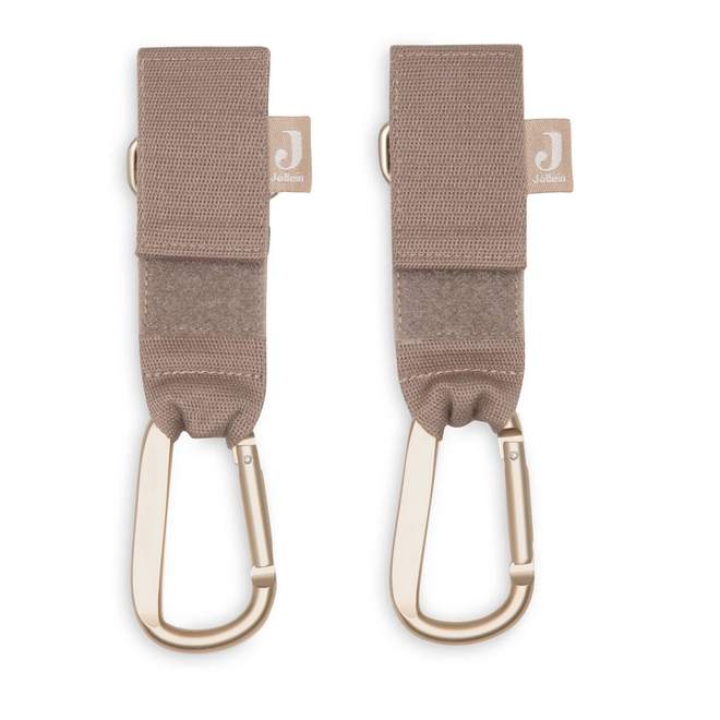 Jollein - Tassenhaak Kinderwagen Milky coffee