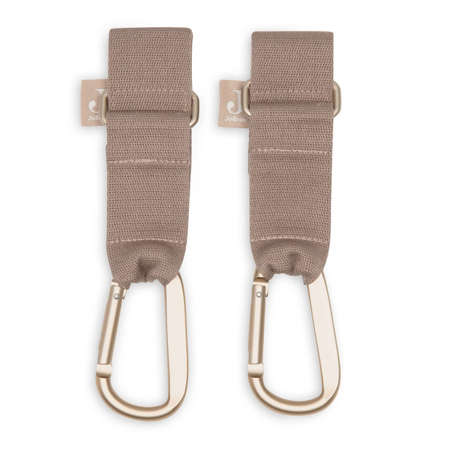 Jollein - Tassenhaak Kinderwagen Milky coffee