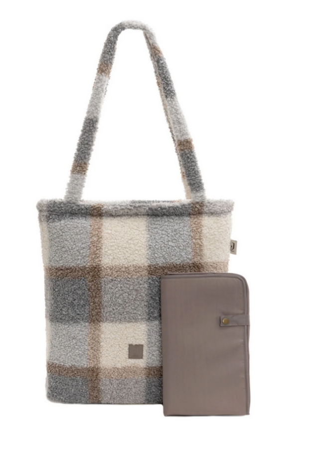 Jollein - Luiertas Shopper check Boucle