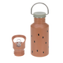 Lässig - Bottle stainless steel Happy prints caramel