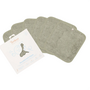 Timboo - Reusable soft wipes (6 pieces) Whisper green