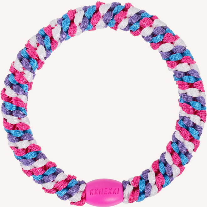 KKNEKKI - Mix purple ivory blue Hairband and bracelet