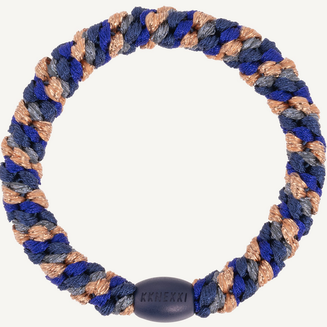 KKNEKKI - Mix purple navy rosegold glitter Haarband en armband