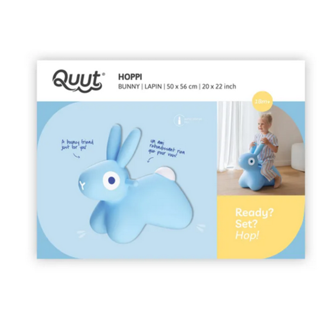 Quut Hoppi - Bouncing Bunny Blue