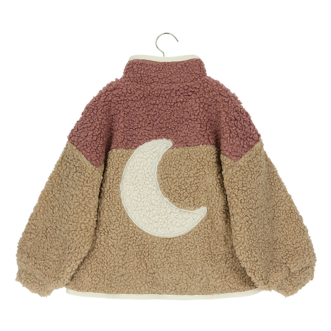 Elle and Rapha - Little teddy MOON jacket cranberry
