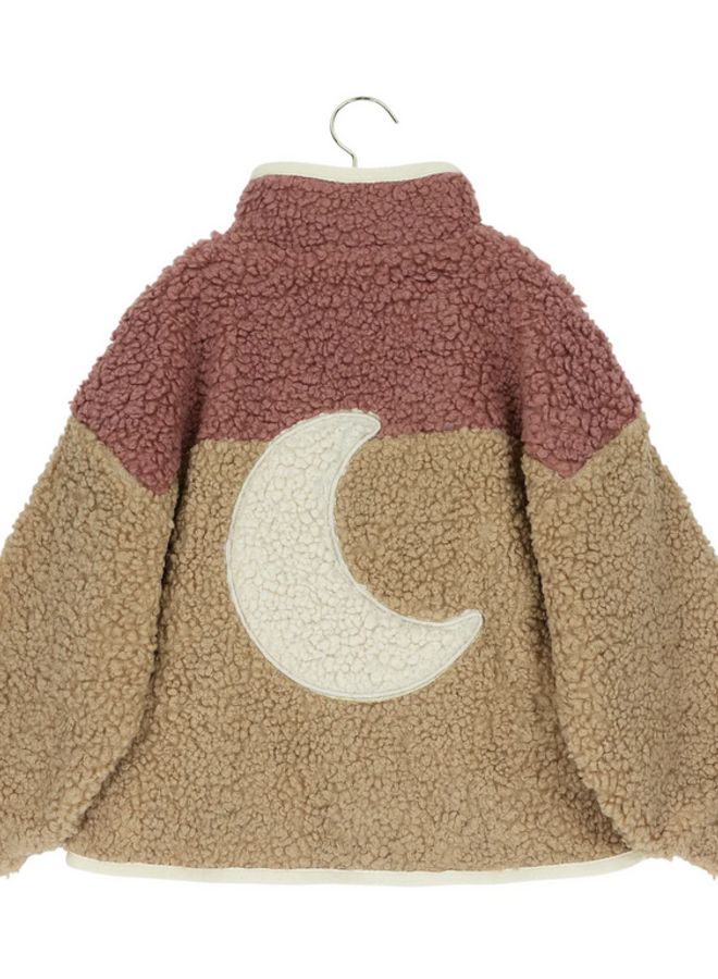 Elle and Rapha - Little teddy MOON jacket cranberry