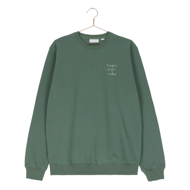 Elle and Rapha - Sweater PAPA pine green