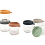 Béaba - Set van 6 glazen portiepotten 250ml