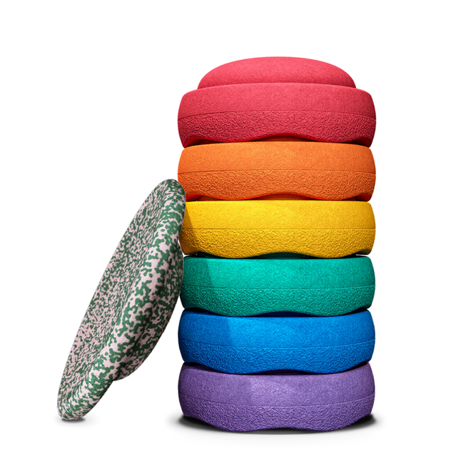 Stapelstein - Special rainbow set - Classic blush
