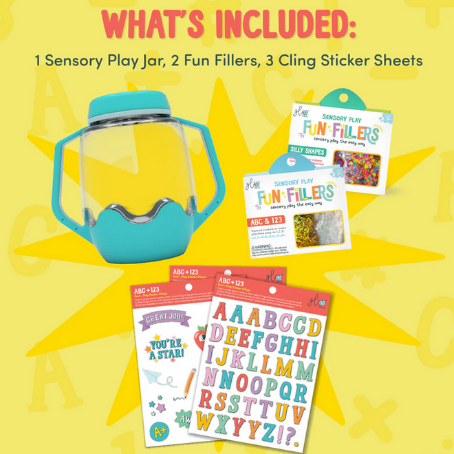 Glopals DIY Jarset blue ABC