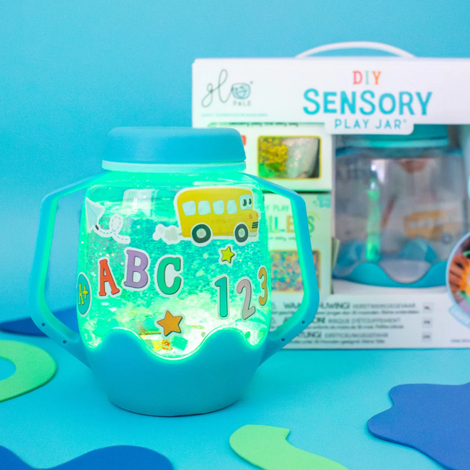 Glopals DIY Jarset blue ABC