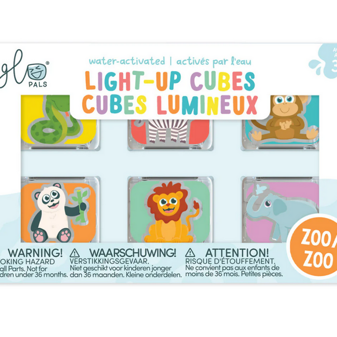 Glopals cubes 6 pieces Zoo
