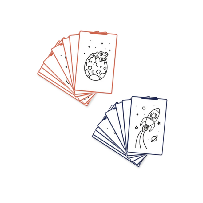 Kidywolf - REFIL KIDYDRAW-MINI Dinosaurussen/Sterrenstelsel