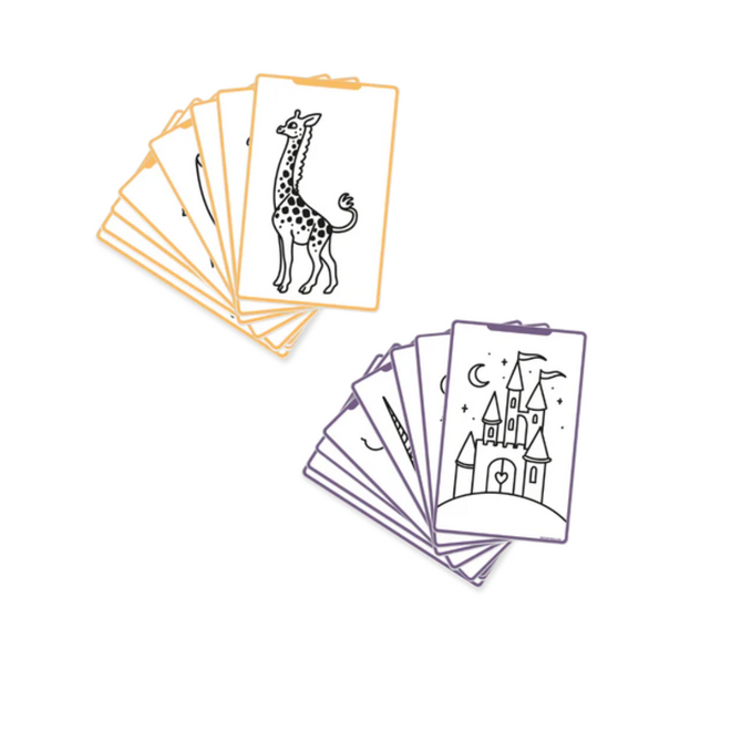 Kidywolf - Refill KIDYDRAW-MINI Er was eens/Dieren