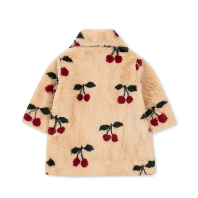 Konges Slojd - Fuzzie Coat Grs - Ma Grande Cerise