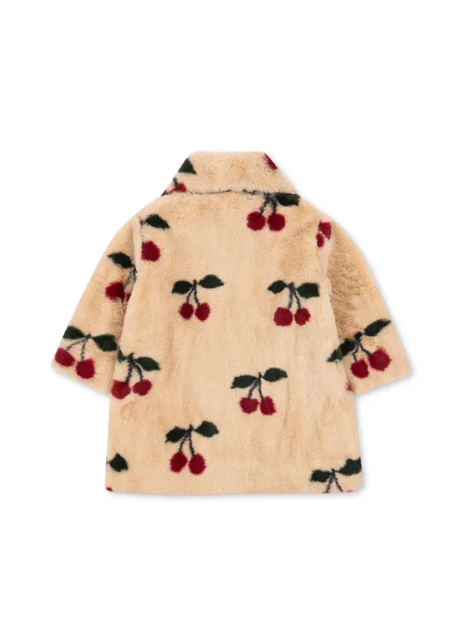Konges Slojd - Fuzzie Coat Grs - Ma Grande Cerise