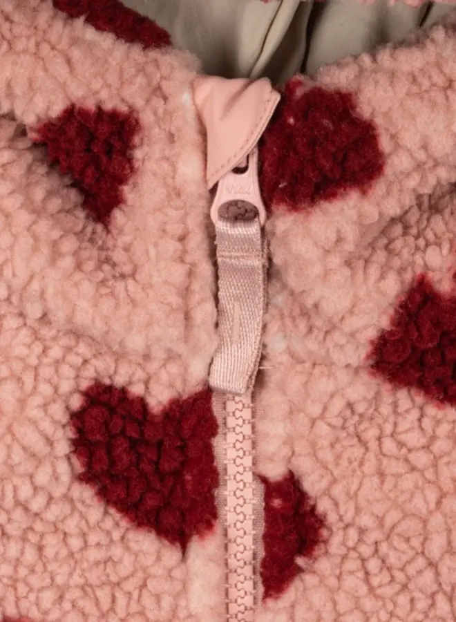 Konges Slojd - Jody Teddy Hoodie Grs - Coeur Mellow