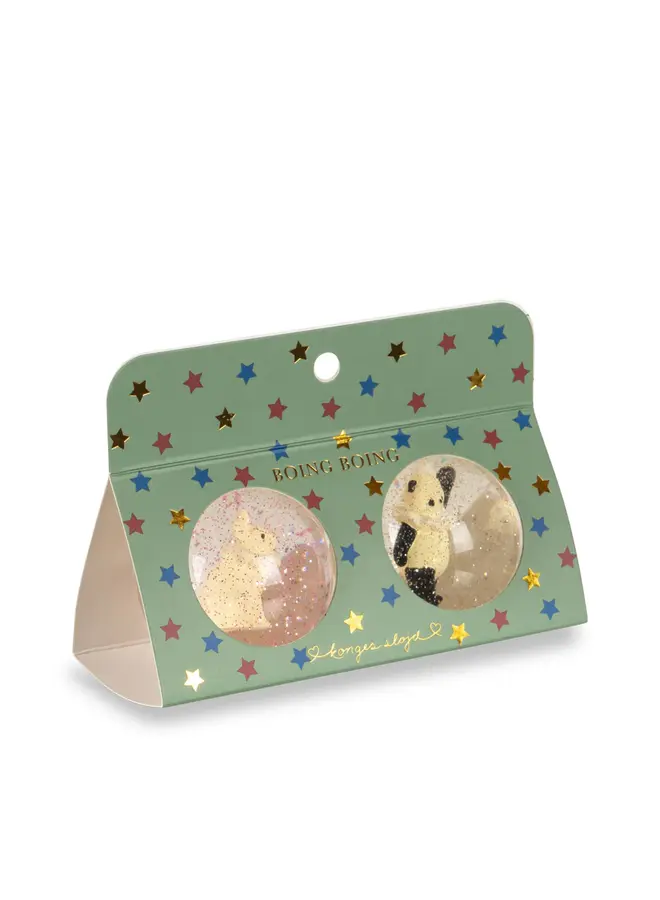 Konges Slojd - Bouncing Balls Sets - Bunny/Panda
