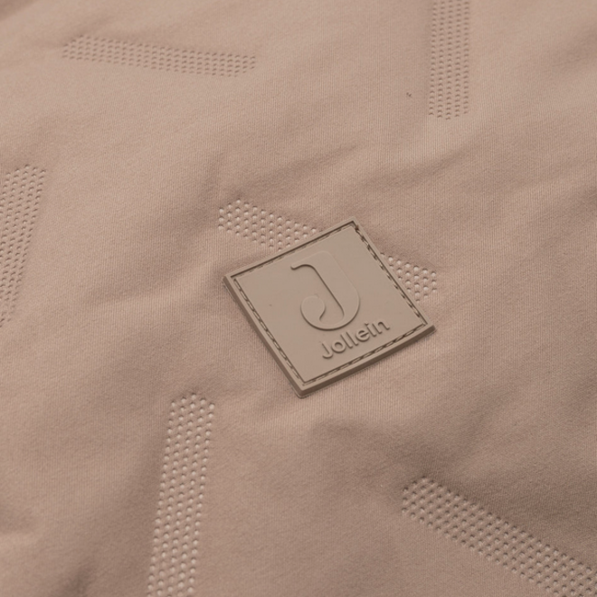 Jollein - Voetenzak Buggy Embossed milky coffee