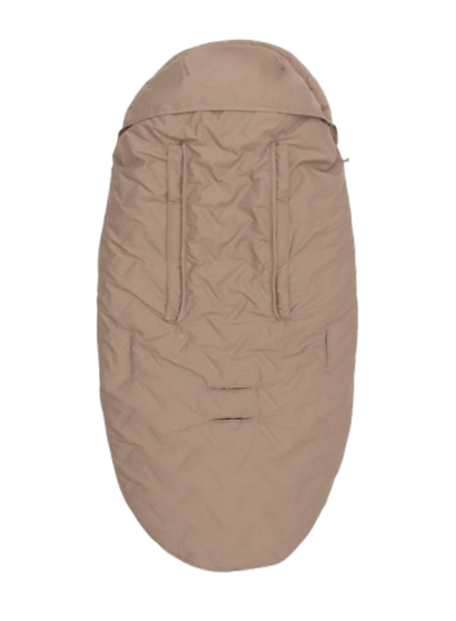Jollein - Voetenzak Buggy Embossed milky coffee