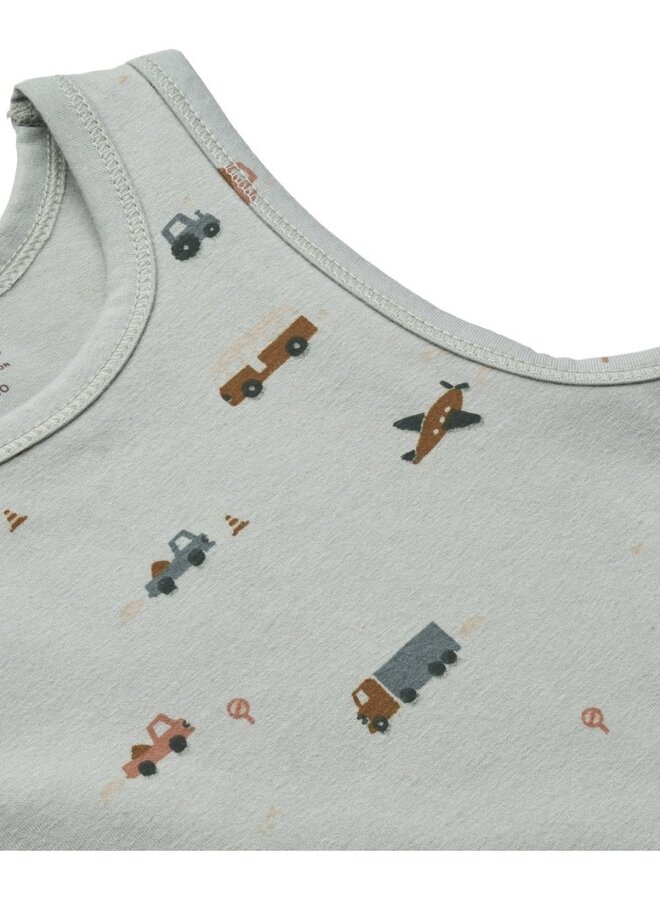 Liewood - Faris printed tank top 2-pack - Vehicles