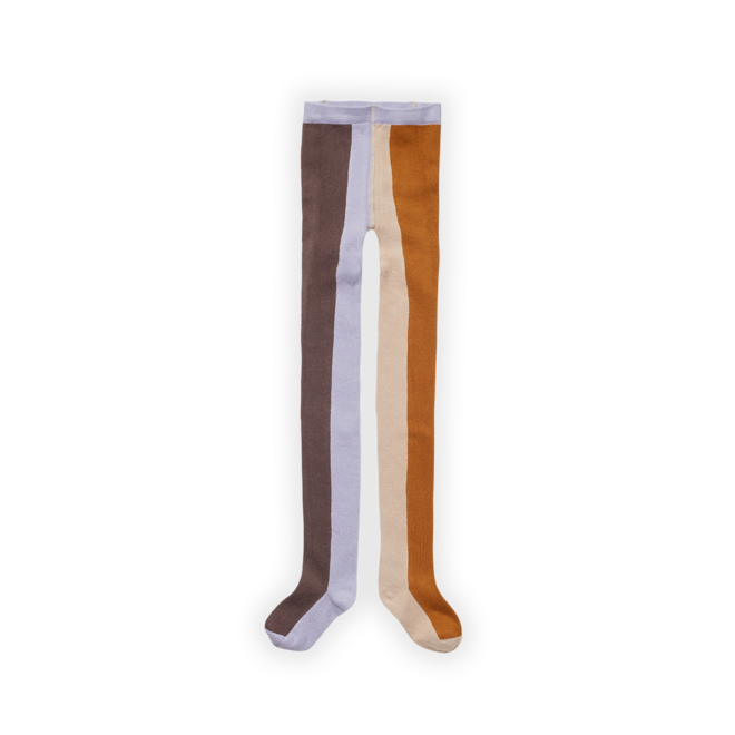 Sproet & Sprout - Stripe tights Ice purple