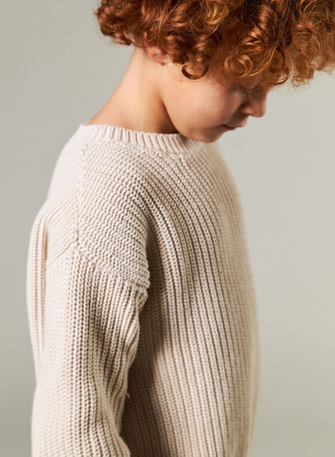 I Dig Denim - Brett knitted sweater cold beige