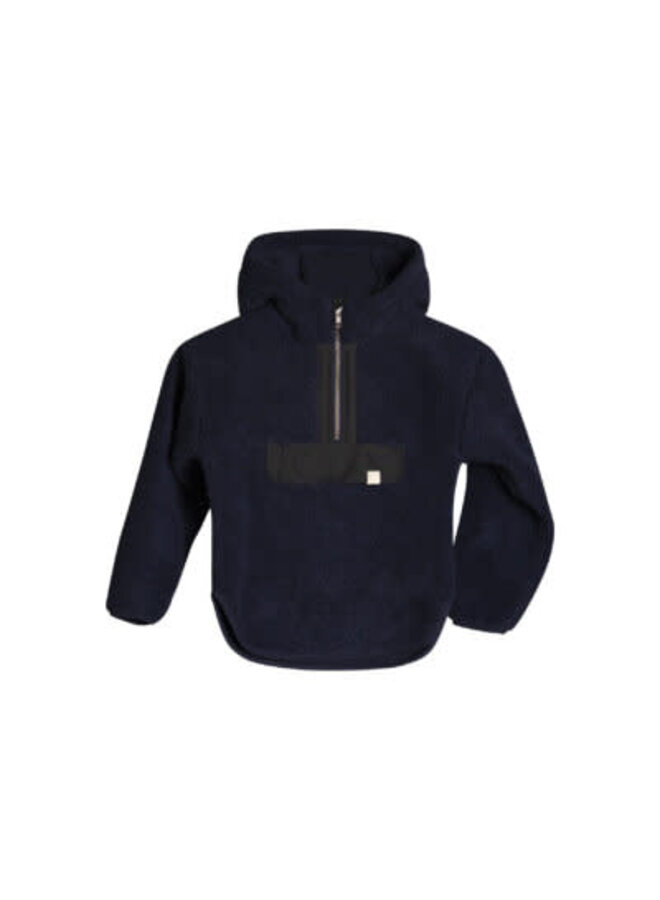 I Dig Denim - Buffalo pile anorak Dark blue