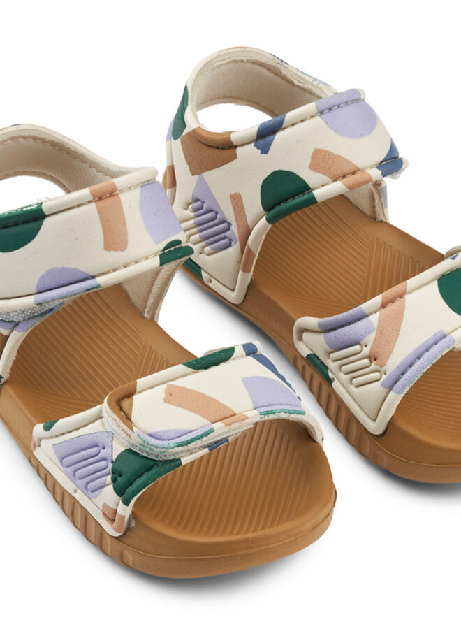 Liewood - Blumer sandals - Paint stroke / Sandy