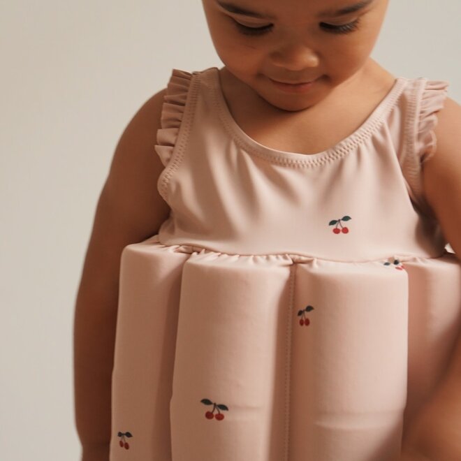 Konges Slojd - Float swimsuit frill - Cherry blush