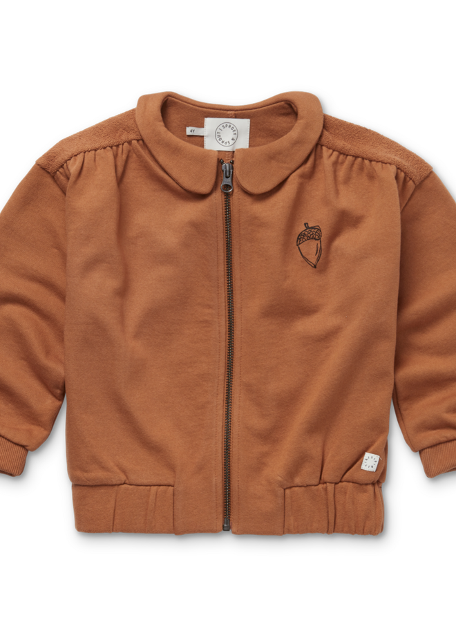 Sproet & Sprout - Girls cardigan Acorn Lion