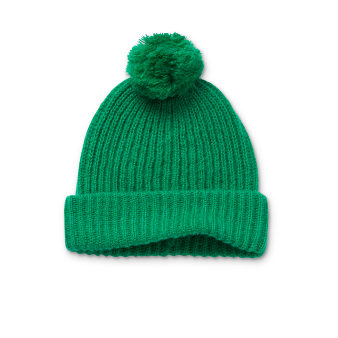 Sproet & Sprout - Beanie pompon fern green