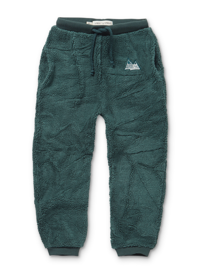 Sproet & Sprout - Sweatpants teddy Mountains Smoke pine