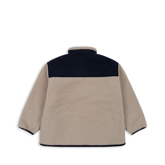 Konges Slojd - Flynn fleece jacket Oxford tan
