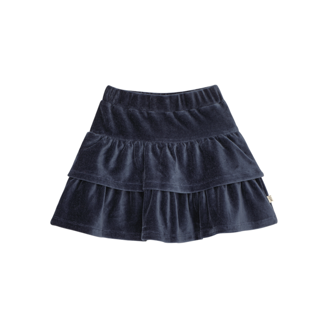 House of Jamie - Ruffled Skirt Classic Blue