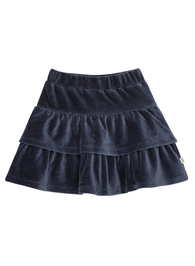 House of Jamie - Ruffled Skirt Classic Blue