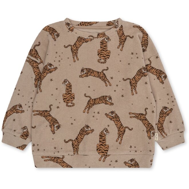 Konges Slojd - Itty sweatshirt Tiger Sand