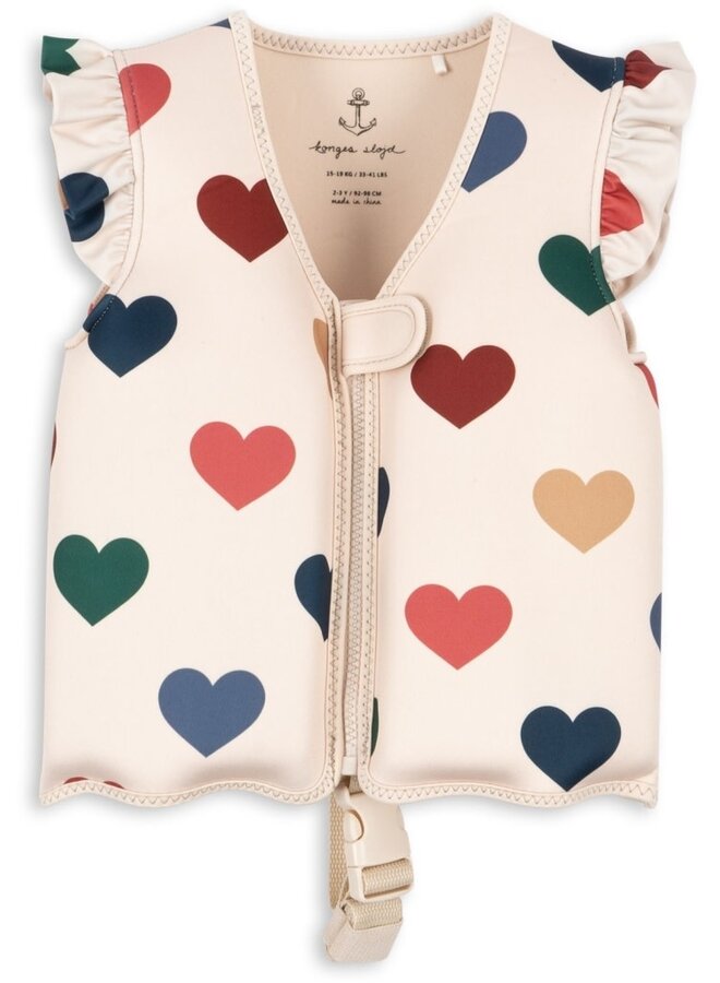 Konges Slojd - Neoprene float frill vest Bon coeur