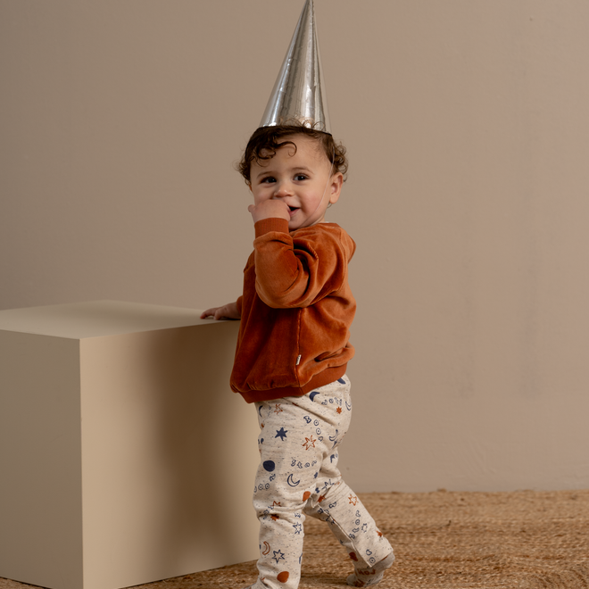 House of Jamie - Baby Triangle Sweater Warm Bronze