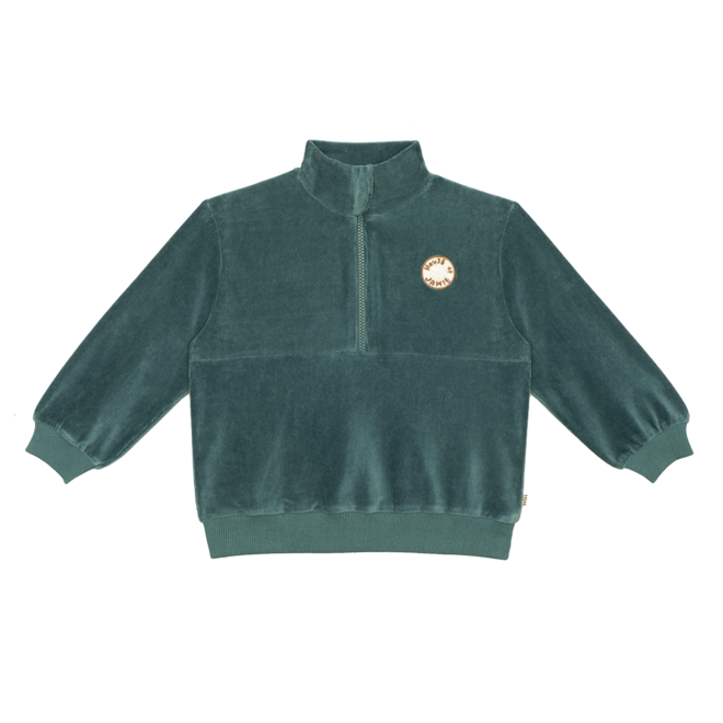 House of Jamie - Zip Sweater Teal